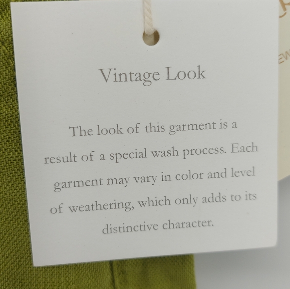 Cynthia Rowley Linen Blend High Rise Straight Leg Green Belted  Pants Size 6 - Picture 3 of 6